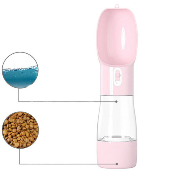 1619595280974-2.jpg Dog Water Bottle Portable Pet Water Bottle Leak Proof Dog Water Dispenser And Food, Lightweight Dog Travel Water Bottle Bowl For Walking And Travel