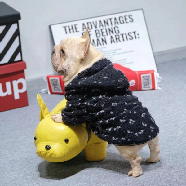 2403290351440322600-1.jpg Alphabet Lamb Fleece Warm Zipper Hoodie Dog Clothes