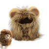 96990dca-b697-49d4-97f8-1de1fd5474e7-4.jpeg Pet Cat Decor Accessories Lion Wig Fancy Hair Caps Pet Supplies Cute Lion Headgear Cat Hat Mane Wig For Dogs And Cat Small Dog