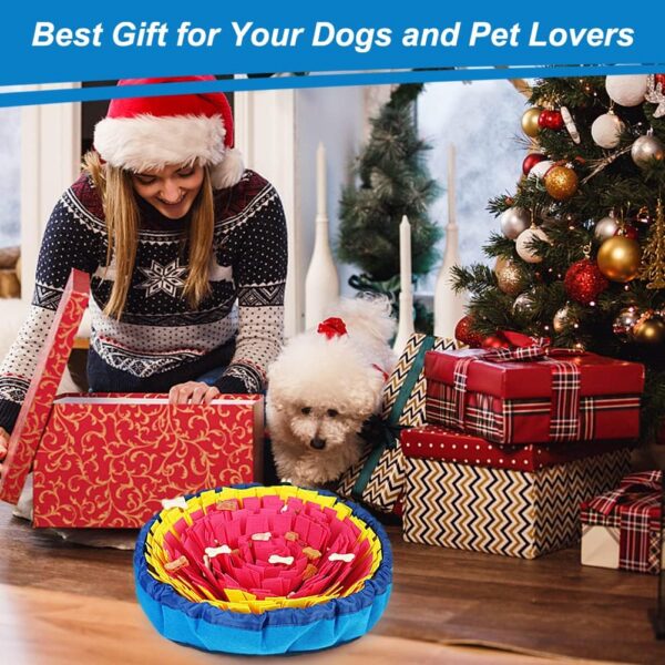 d3c4f15a-f437-4735-9d59-2066dc008978-1.jpg Adjustable Snuffle Mat For Dogs, Interactive Enrichment Toy For Boredom Relief, Mental Stimulation And Slow Eating