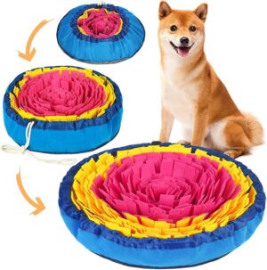 e1538ab7-a9d3-4ee6-ab46-55d3e1b06d42-1.jpg Adjustable Snuffle Mat For Dogs, Interactive Enrichment Toy For Boredom Relief, Mental Stimulation And Slow Eating