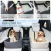 f29de5af-b833-4dd8-85b3-7f3ae9e60470.jpg 1PC Warm Portable Dog Car Seat For Pet Small Medium Dogs With Washable Cushion Bed Safety Belt Storage Pocket For Outdoor Travel